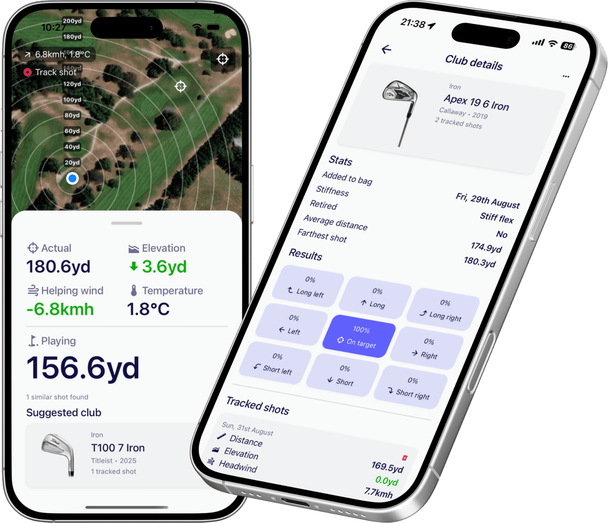 SmartCaddie app screenshot
